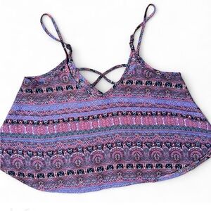 Ambiance Multicolor Strappy crop top